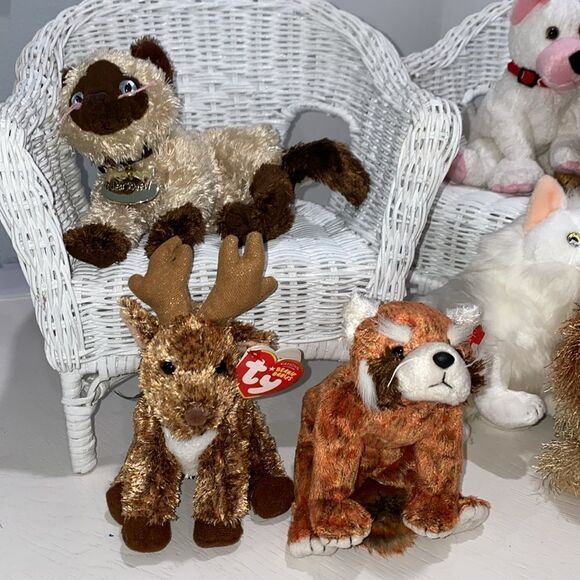 Ty Beanie Babies Bundle Vintage Dogs Cats And Other Furry Friends - Picture 4 of 11